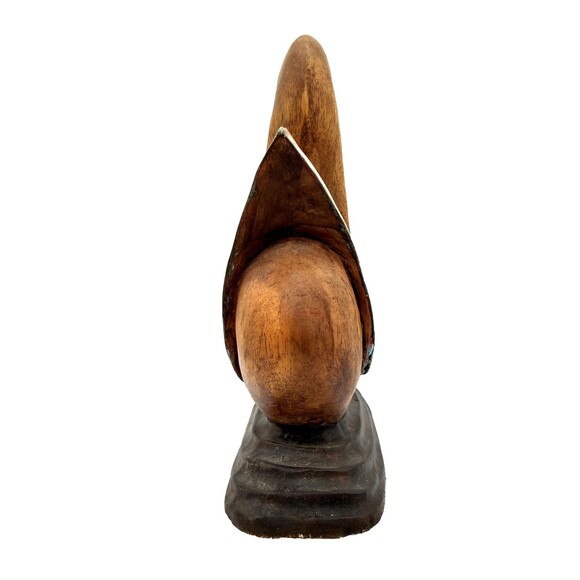 Vintage Swan Hand Carved Wood PRIMITIVE folk art - Picture 4 of 5